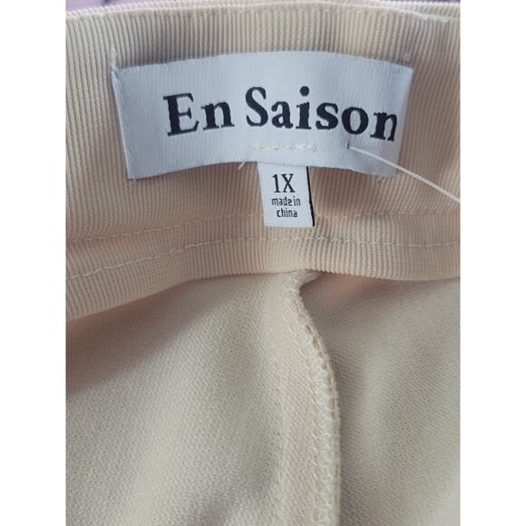 Anthropologie Seamed Slim Slit-Hem Pants - New - 1X - Picture 12 of 13